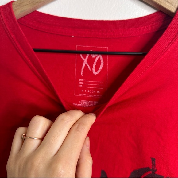 The Weeknd Urban Outfitters Red Long Sleeve Large Top - Picture 4 of 4
